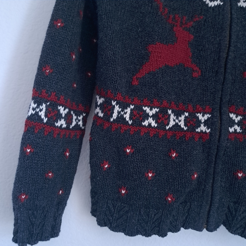 Woolrich Fair Isle Full Zip Cardigan - Picture 3 of 6